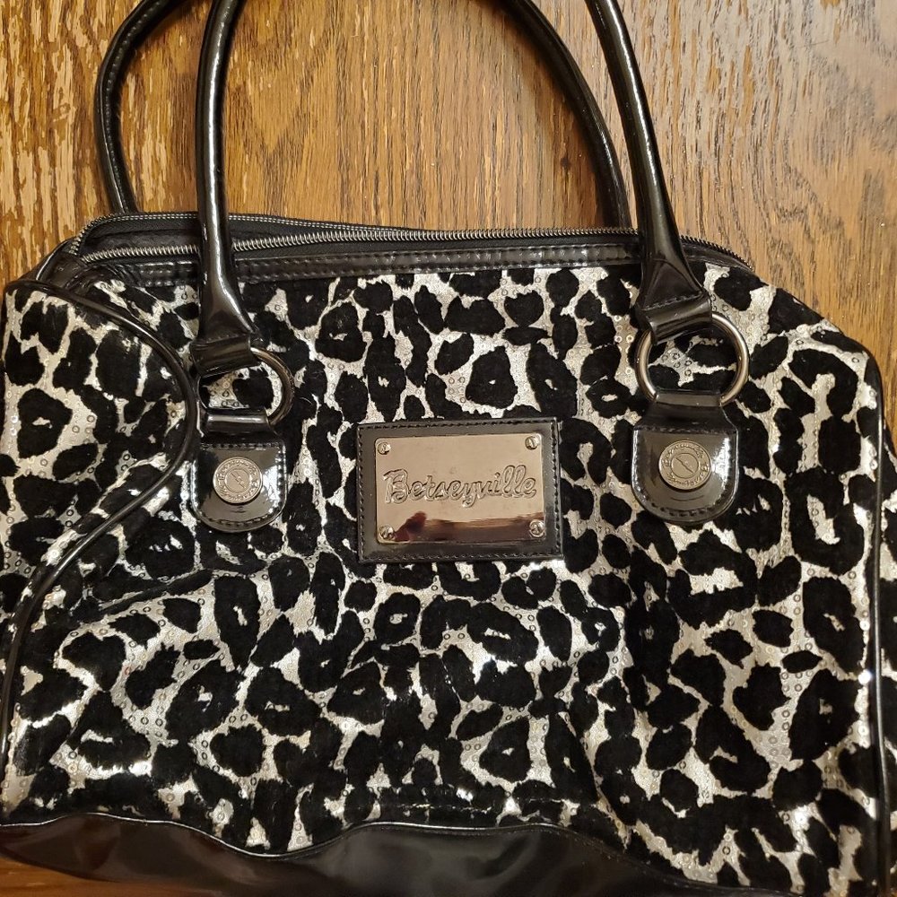 Betsey Johnson Sequin Leopard Print